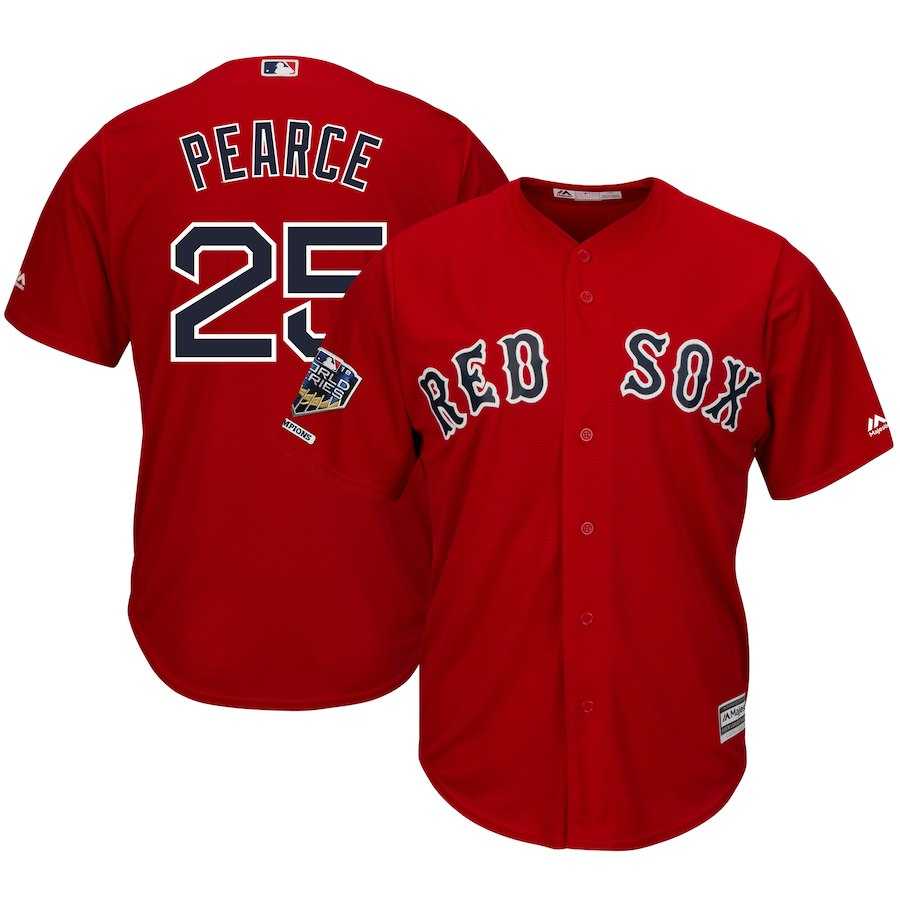 Red Sox 25 Steve Pearce Scarlet 2018 World Series Champions Alternate Cool Base Player Jersey Dzhi,We sell and wholesale Red Sox 25 Steve Pearce Scarlet 2018 World Series Champions Alternate Cool Base Player Jersey Dzhi on line form chian!